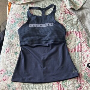 Reebok Les Mills Navy Blue Tank Top